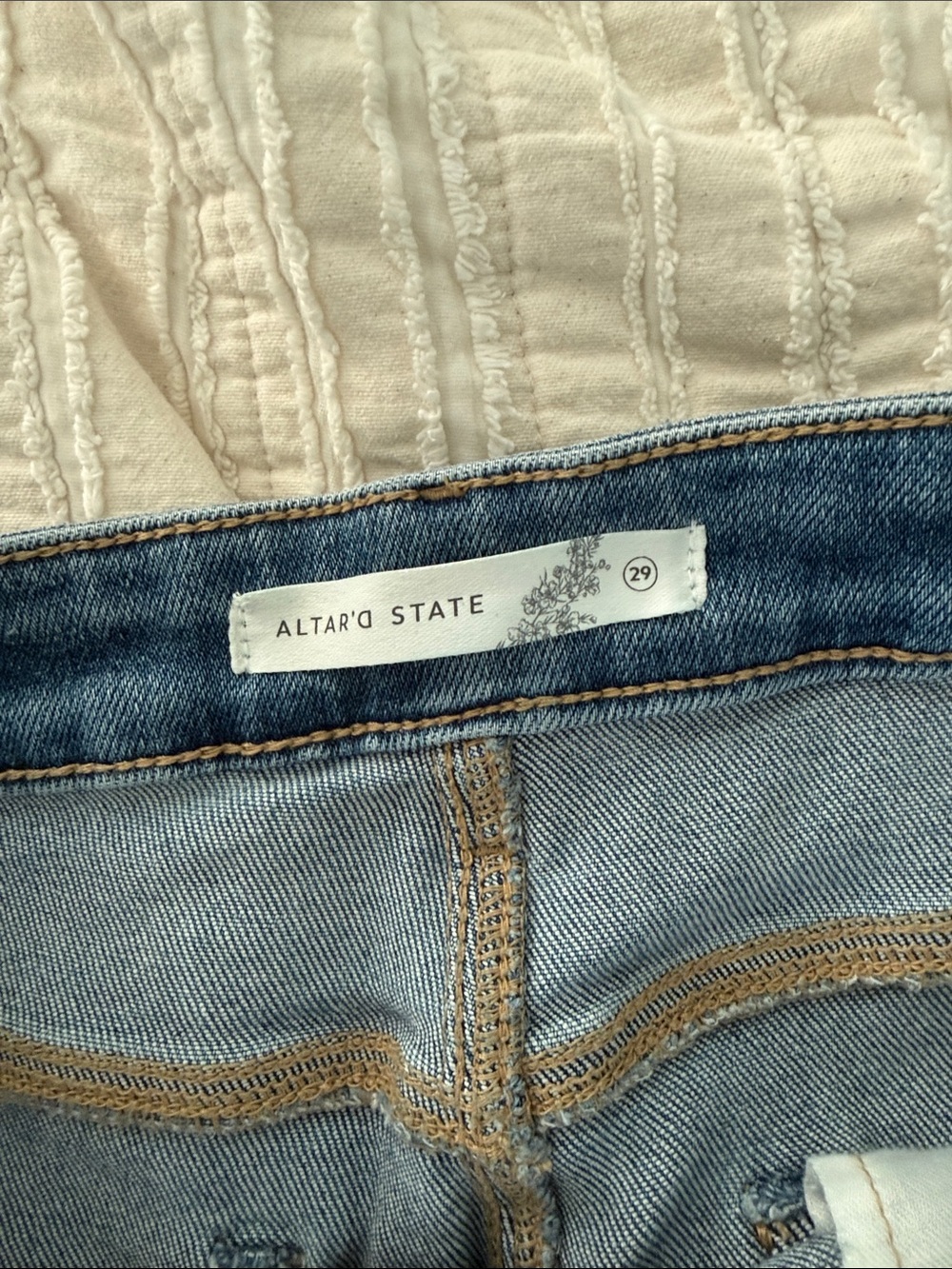 Altar'd State Straight Leg Jeans - Picture 3 of 4